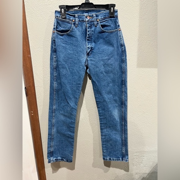 Wrangler Pants - Wrangler Women's Straight Leg Pants High Waisted Best Fit a 26 Western Vintage